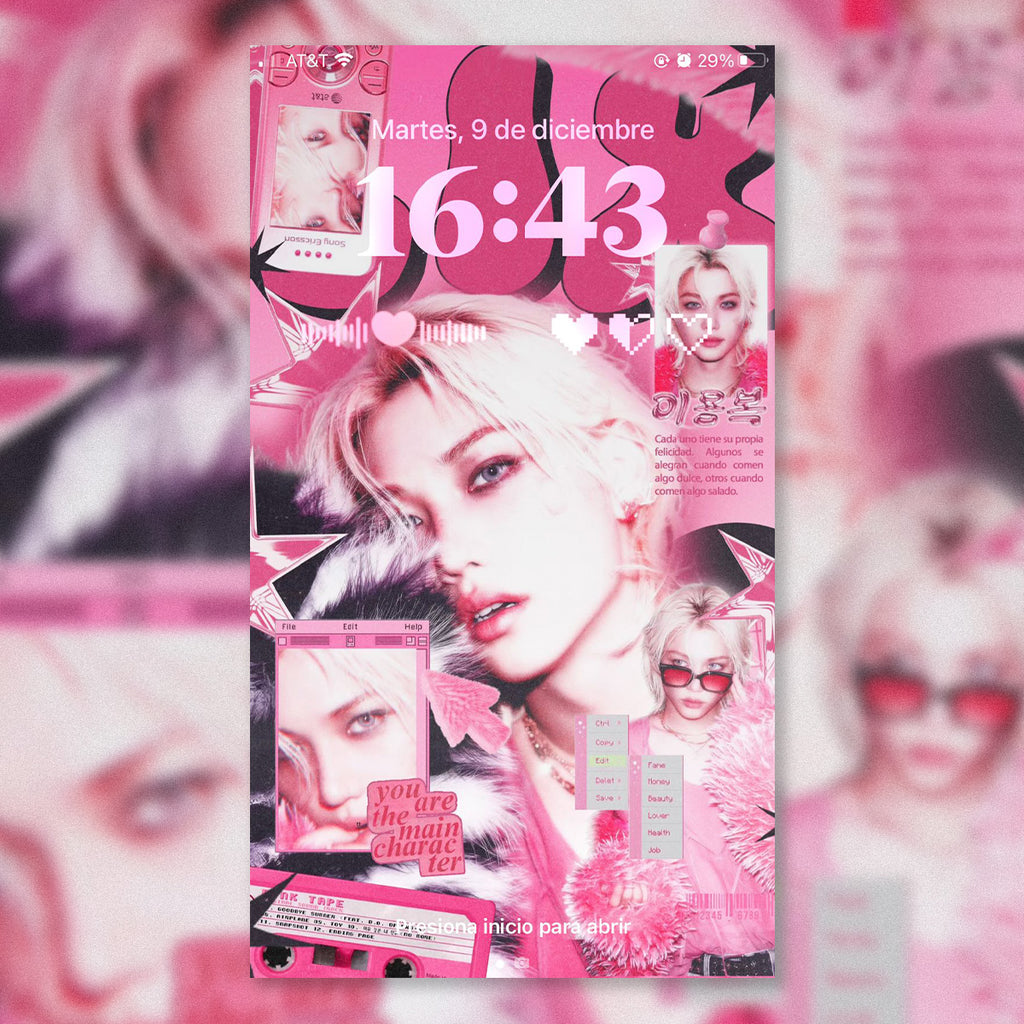 Fondo de pantalla Félix Y2K