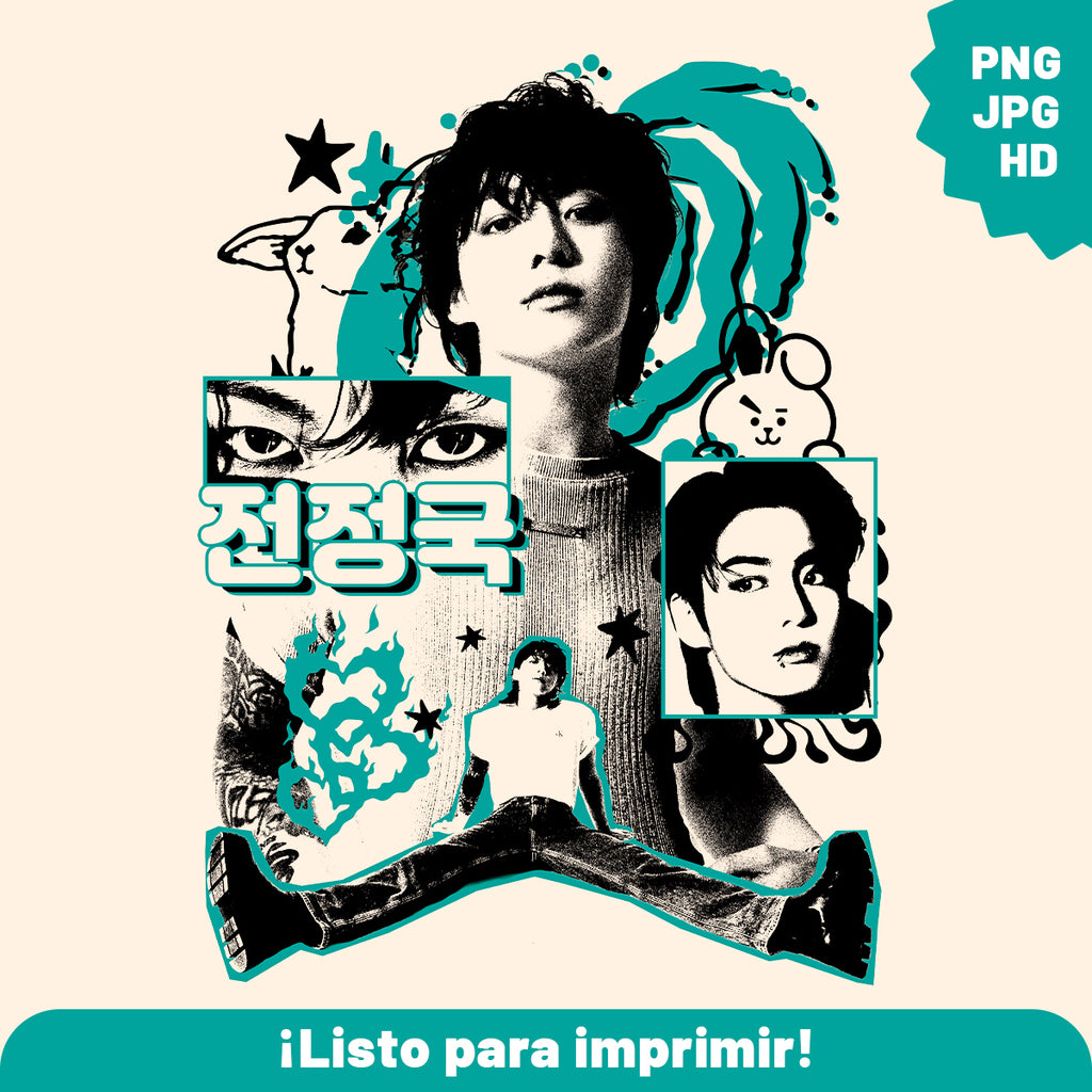 Diseño Jungkook fondos claros